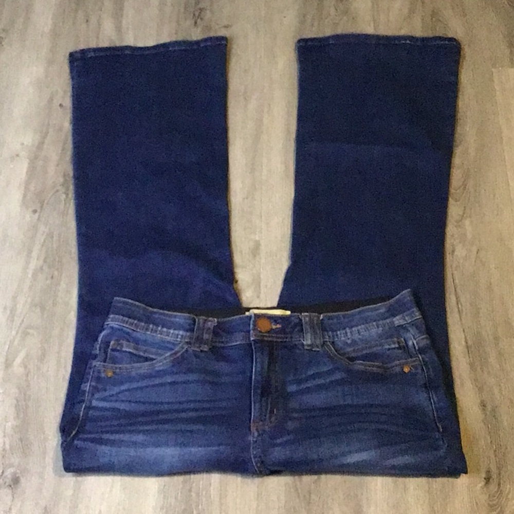 ♀️Democracy Absolution Denim Boot CutJeans Women’s 12 Stretch #502 - Picture 3 of 9